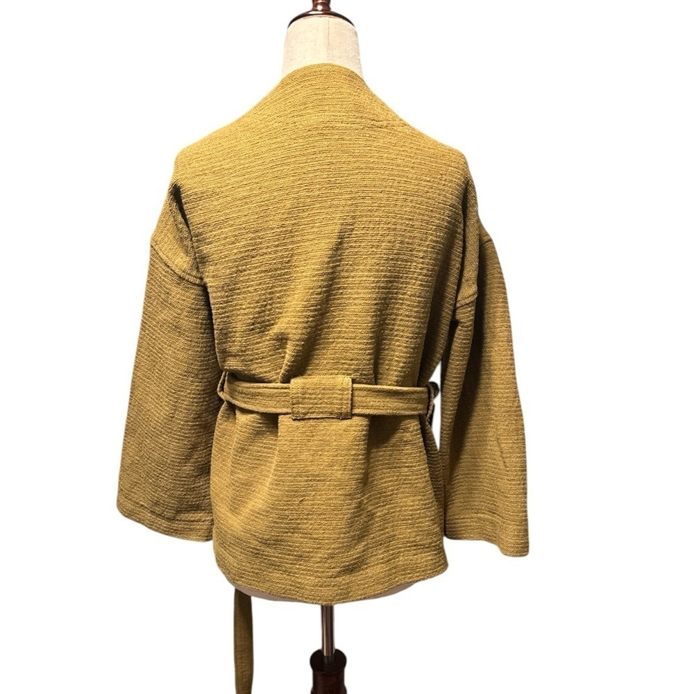 Madewell Texture & Thread Wrap Jacket in Spiced Olive - Picture 2 of 9